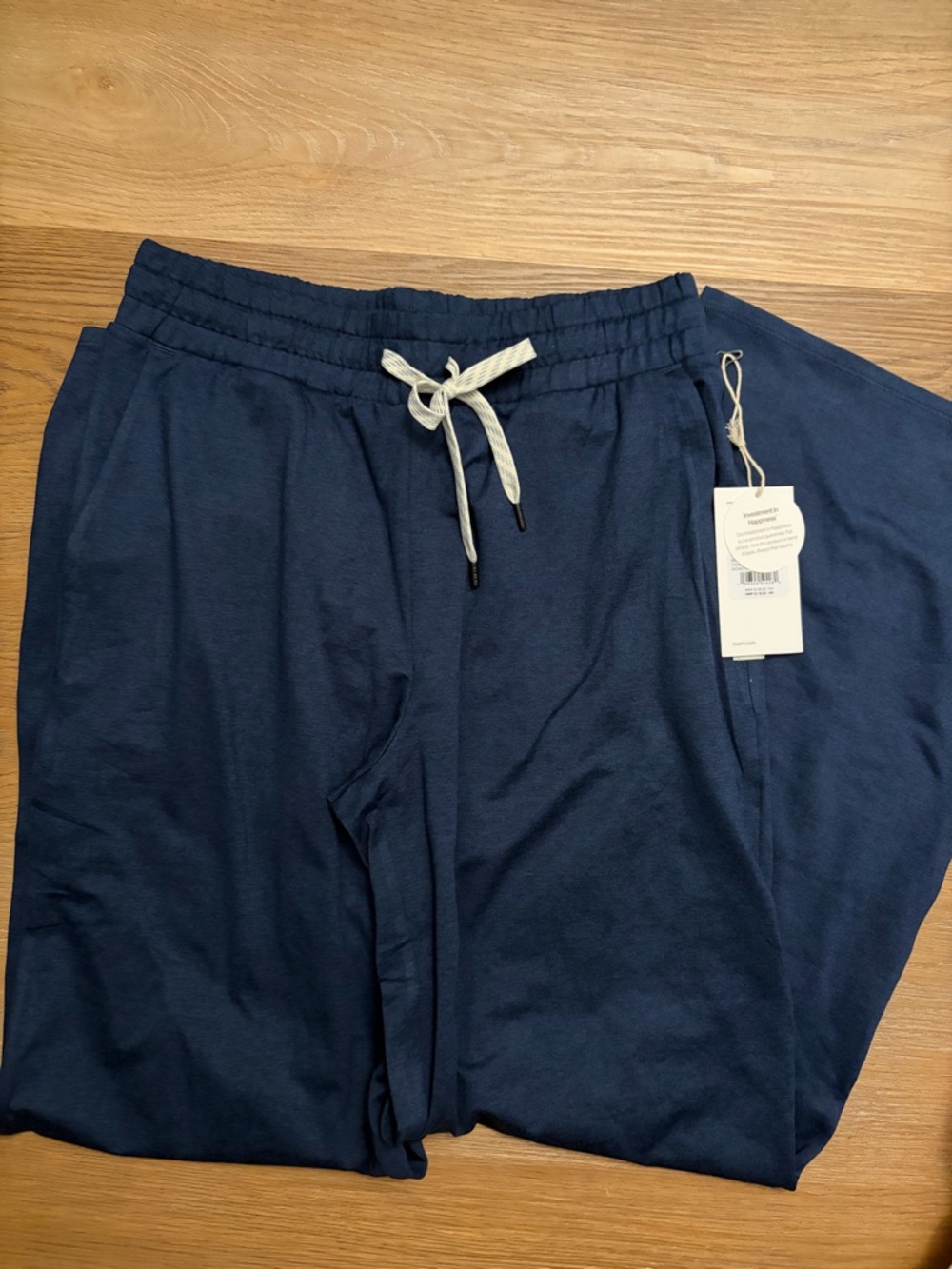 Vuori Halo Essential Wideleg NWT Blue Size S